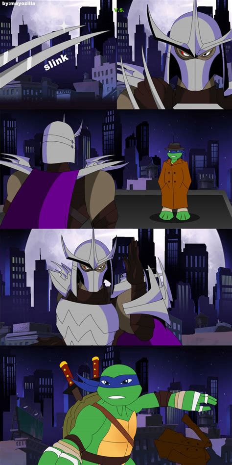tmnt 2003 leonardo vs shredder.